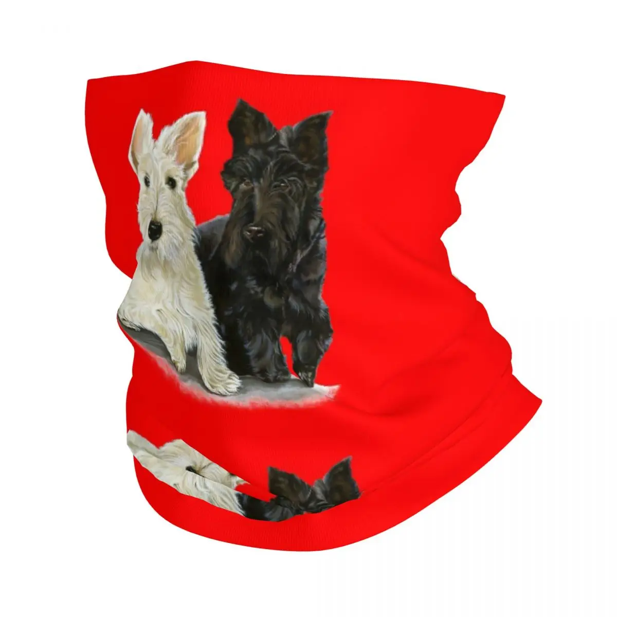

Scottish Terrier Pet Owner Bandana Neck Cover Print Scottie Dog Balaclavas Face Scarf Cycling Scarf Running Unisex Adult Winter