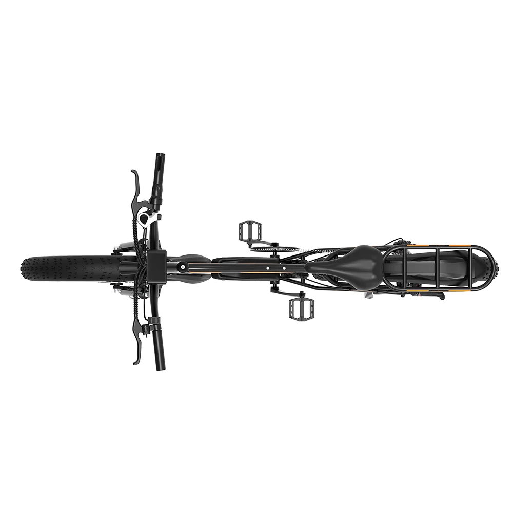 AOSTIRMOTOR S07-B 26" 750W Electric Bike Fat Tire P7 48V 13AH Removable Lithium Battery for Adults with Detachable Rear Rack Fen 3