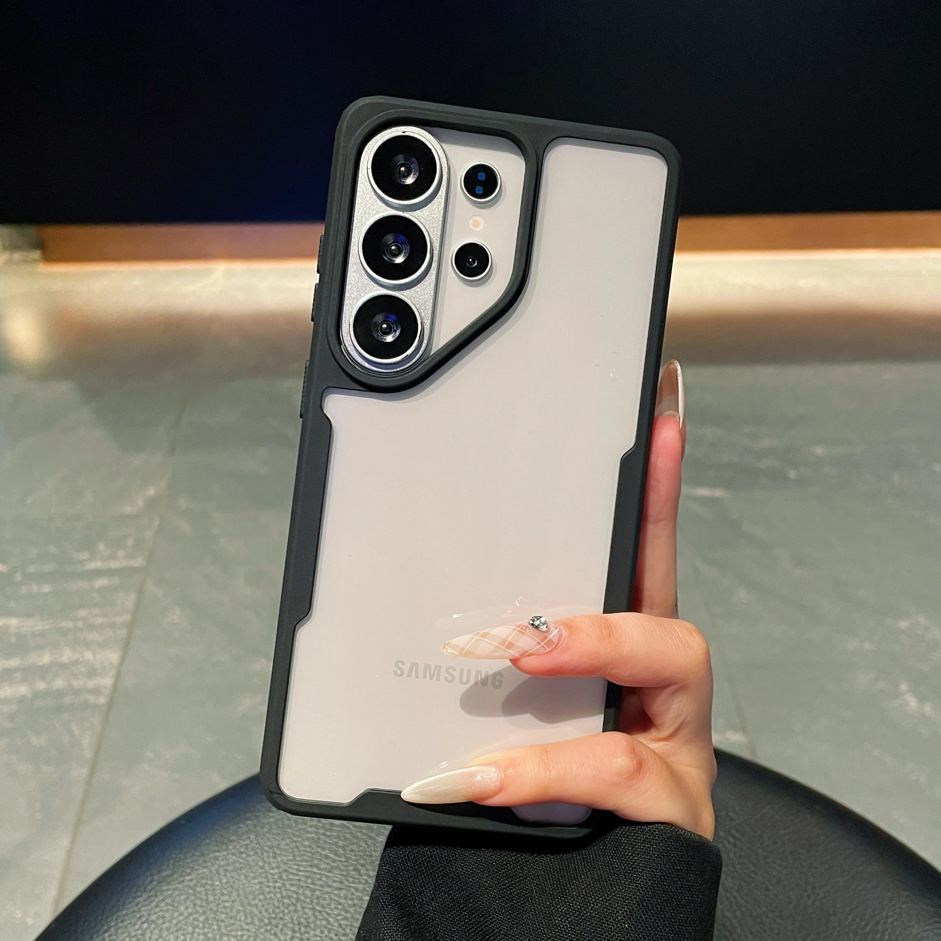 Military Armor Shockproof Clear Case with Hybrid Protection Cover