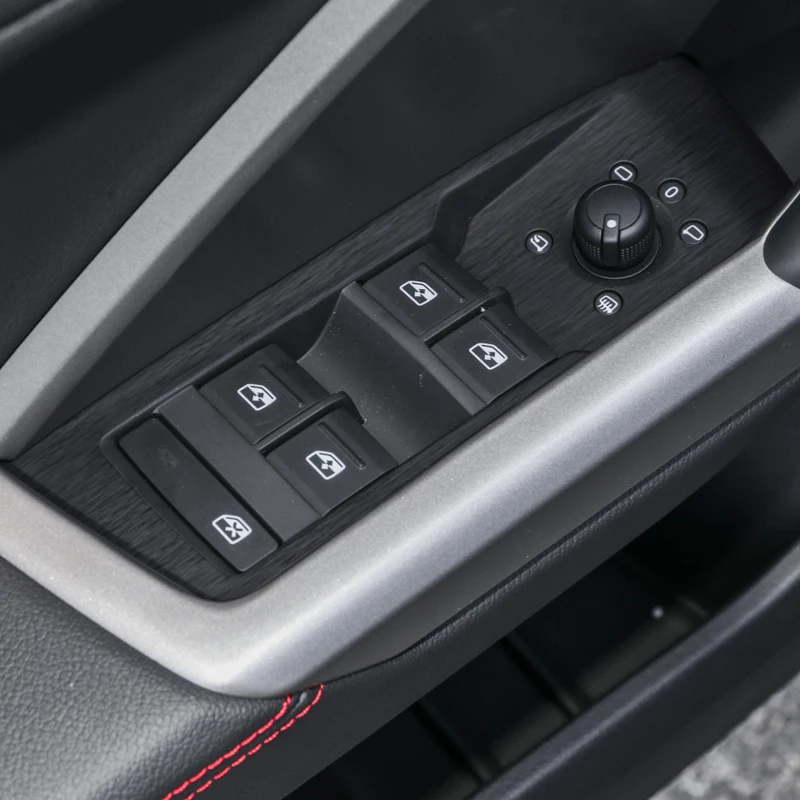 For Audi Q3 F3 2019-2025 Car Interior Sticker Windows Contol Decal Inner  Door Gear Panel Protective Film Auto Accessories