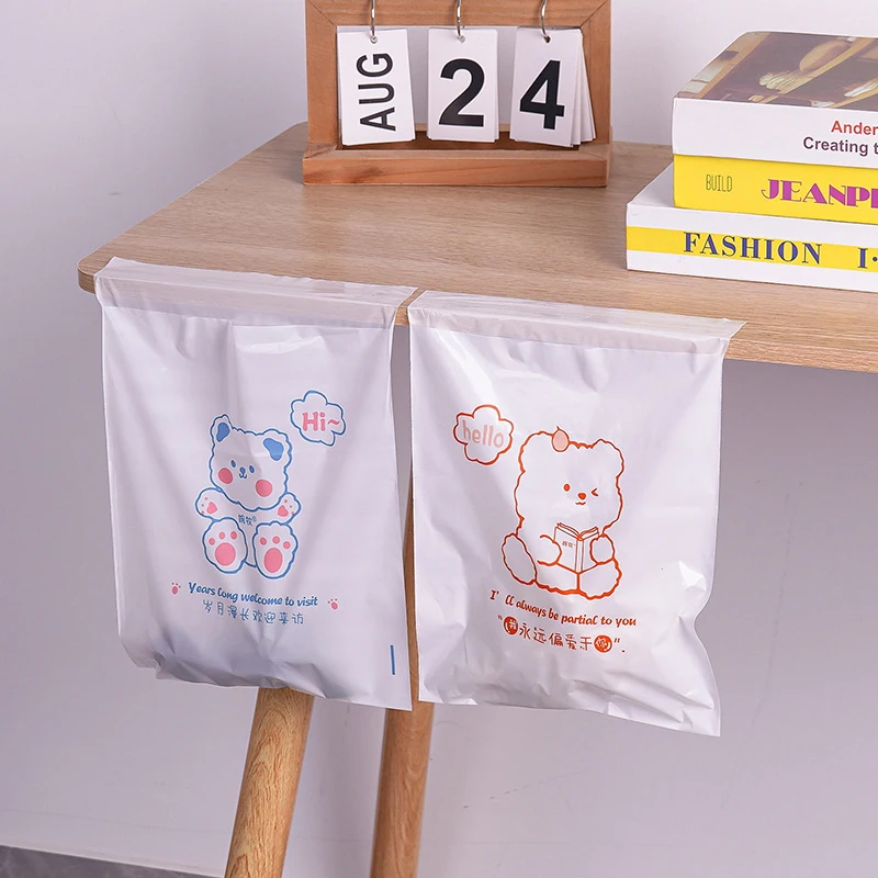 Cute Car Stick Disposable Bin Bag Household Stick On Traceless Garbage Cleaning Bag Portable And Odorless 30Pcs/Wrap trash bags disposable trash bags garbage bags