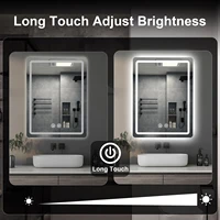 20x28 inch LED Bathroom Mirror Vanity Mirrors with Backlit Lights Fogless Makeup Mirror Wall Mounted with Demister - Image 6