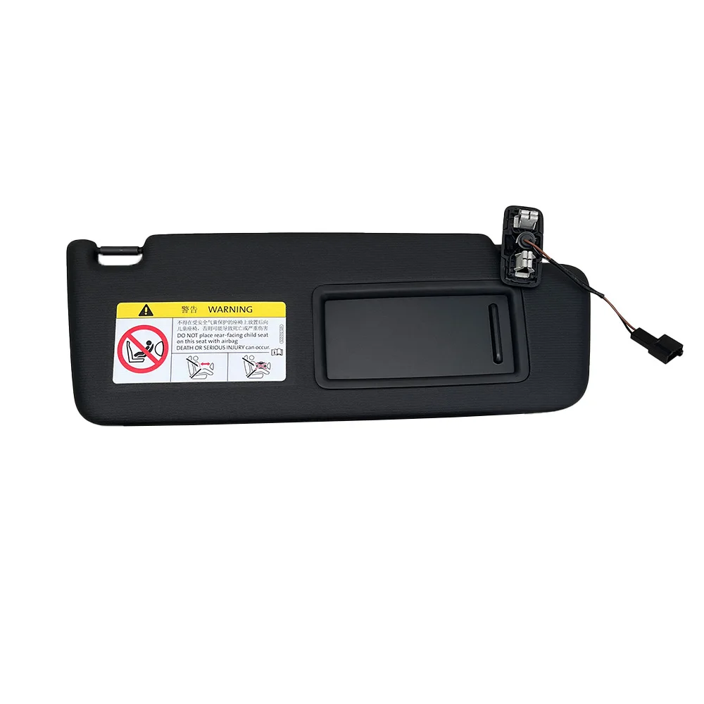 5GG857551 Black Front Sun Visor Panel With Makeup Mirror For VW