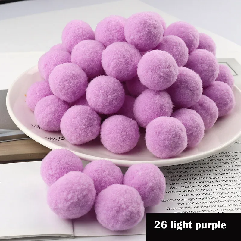 Vibrant Assorted Fluffy Pom Pom Balls for Creative Crafts & Decor