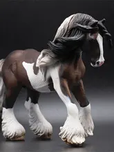  Pigeon Tinker Horse Figures Simulation PVC Animal Horse Model Toys Miniature Collection Desktop Decoration Gift for children 
