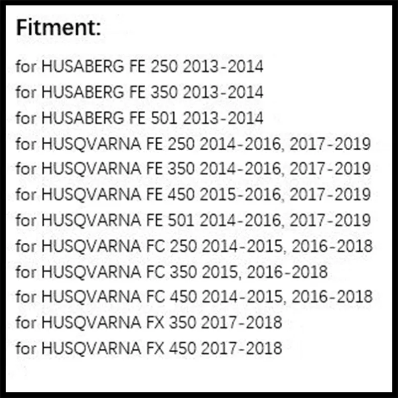 For Husqvarna FE250 350 450 501 14-19 FC250 350 450 14-18 FX350 450 17-18 for Husaberg FE 250 350 501 13-14 Motorcycle Exhaust - Image 2