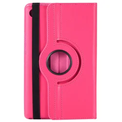 360° Rotating Smart PU Leather Case - Tab A 8.0 P200 P205 (Rose)