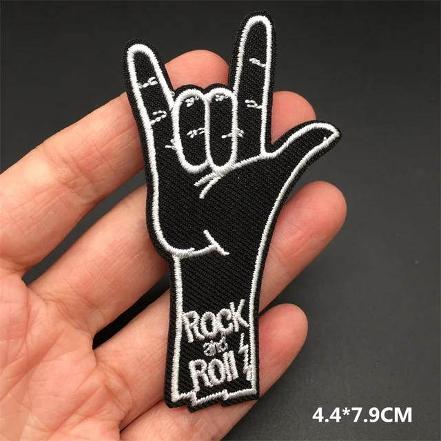 Goth Patches DIY Funny Patch Ironing Applications Cartoon and Punk