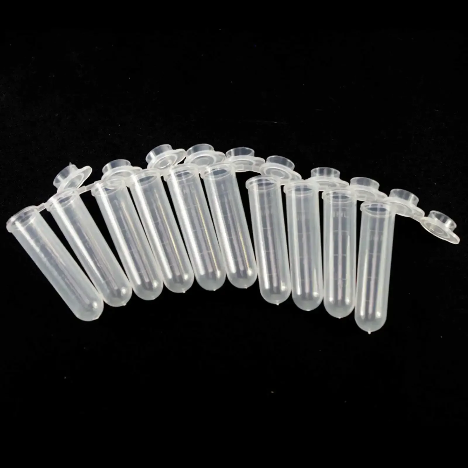 A Pack of 300pcs Scale line 5ml Plastic Centrifuge tube Round bottom Vial Snap Cap EP Tube PCR Tube Sample Specimen