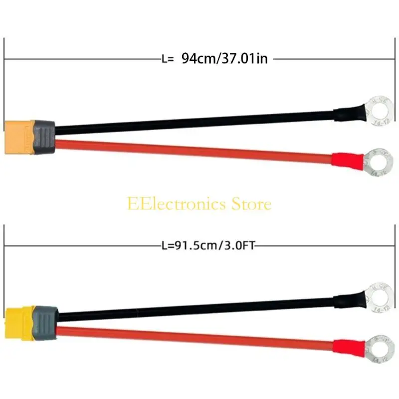 B03C 애호가 주석 도금 구리 코드를 위한 O 링 터미널 케이블에 효율적인 XT60