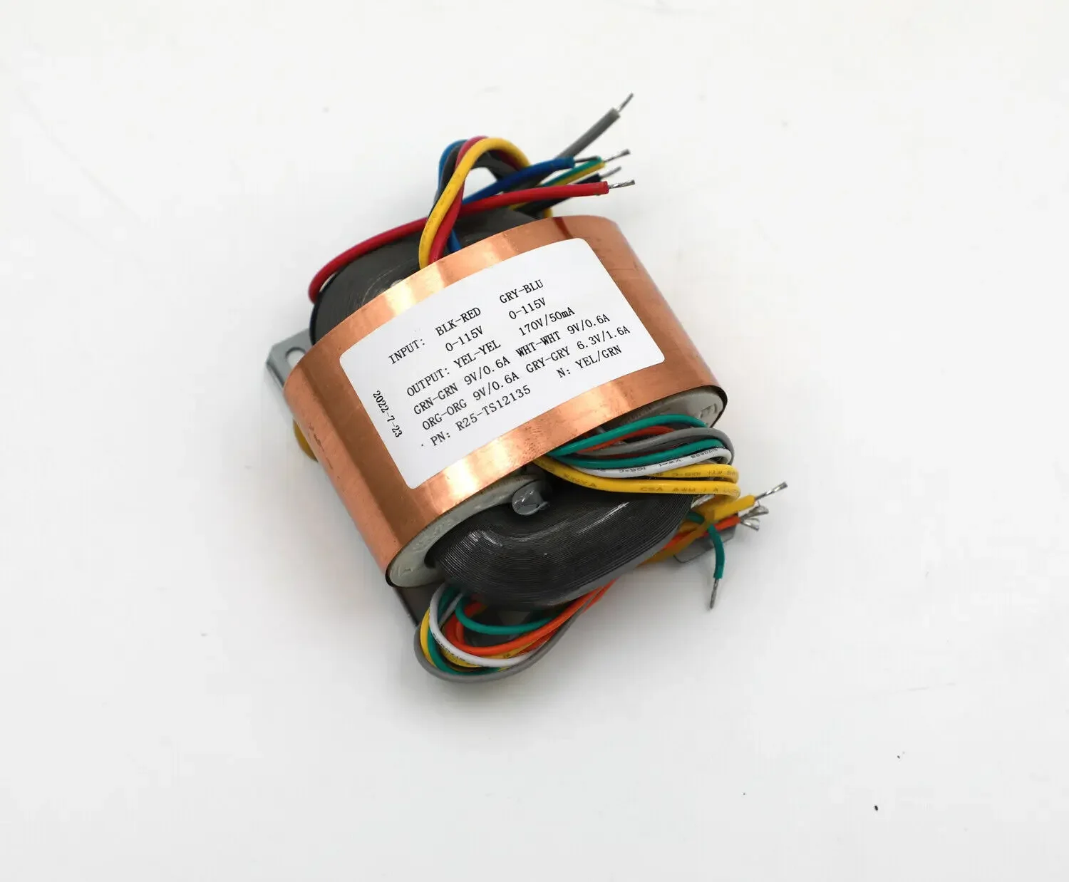 R-núcleo Transformador 0115v a 170v Mais 6.3v Mais 9v para Ad1865 Nos Tubo Dac Diy 35w - Image 3