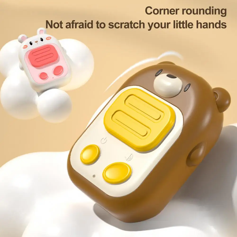 Cute Children Walkie Talkie Toy Indoor Outdoor Parent-Child Interactive Wireless Electric Toy Portable Interphone Children Gift 3