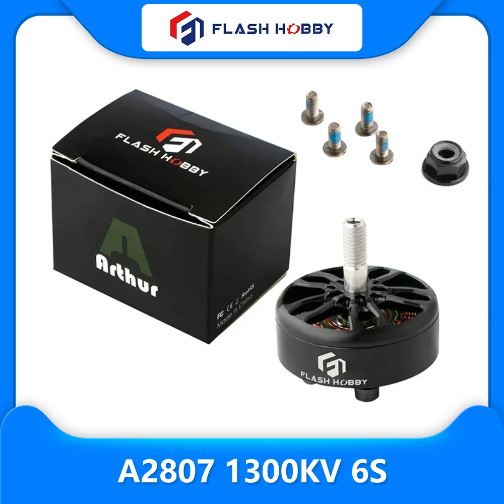 FLASHHOBBY A2807 2807 1300KV 6S Brushless Motor for RC FPV Freestyle 7inch Long Range LR7 Drone DIY Parts