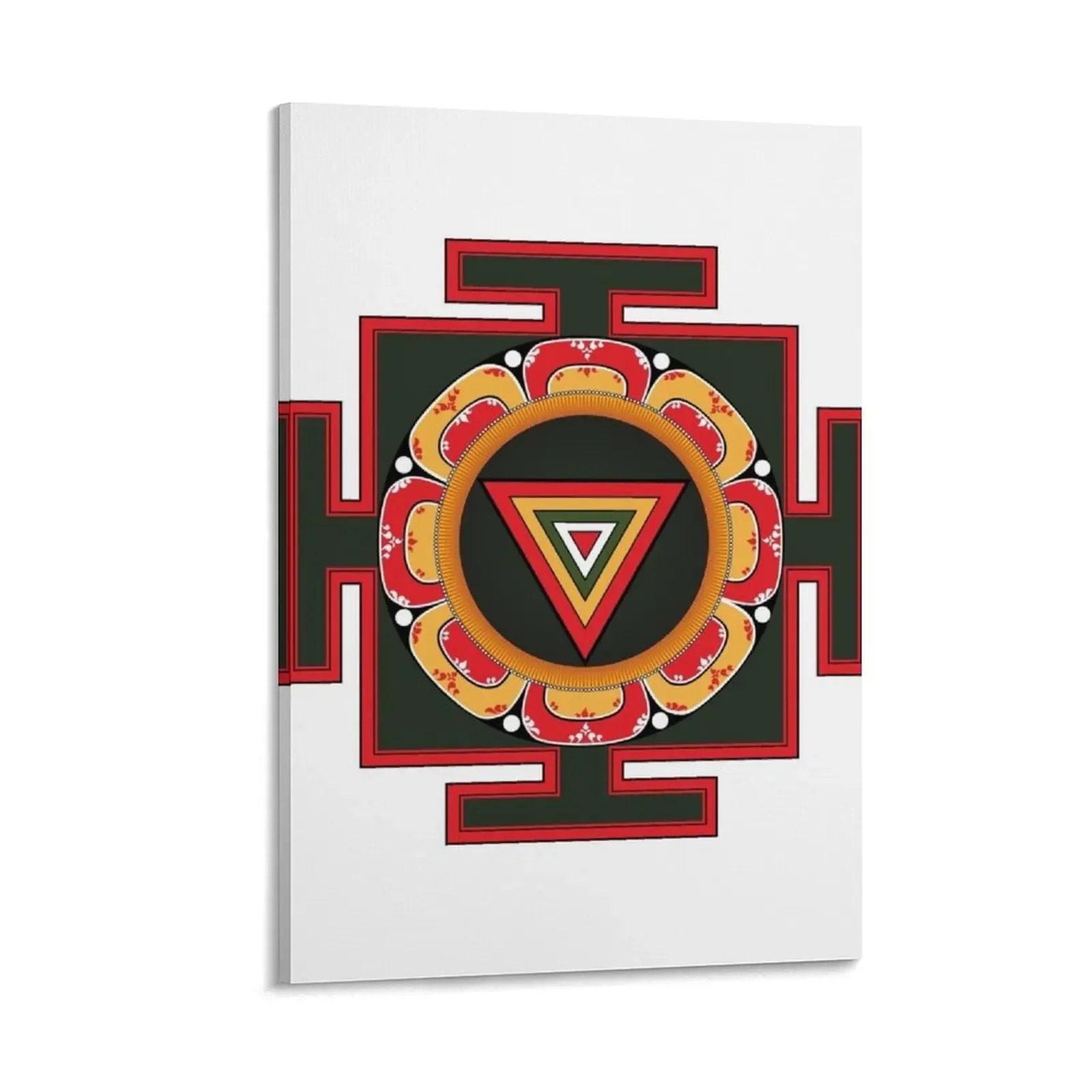 

Kali Yantra Canvas Painting Wall paintings art mural