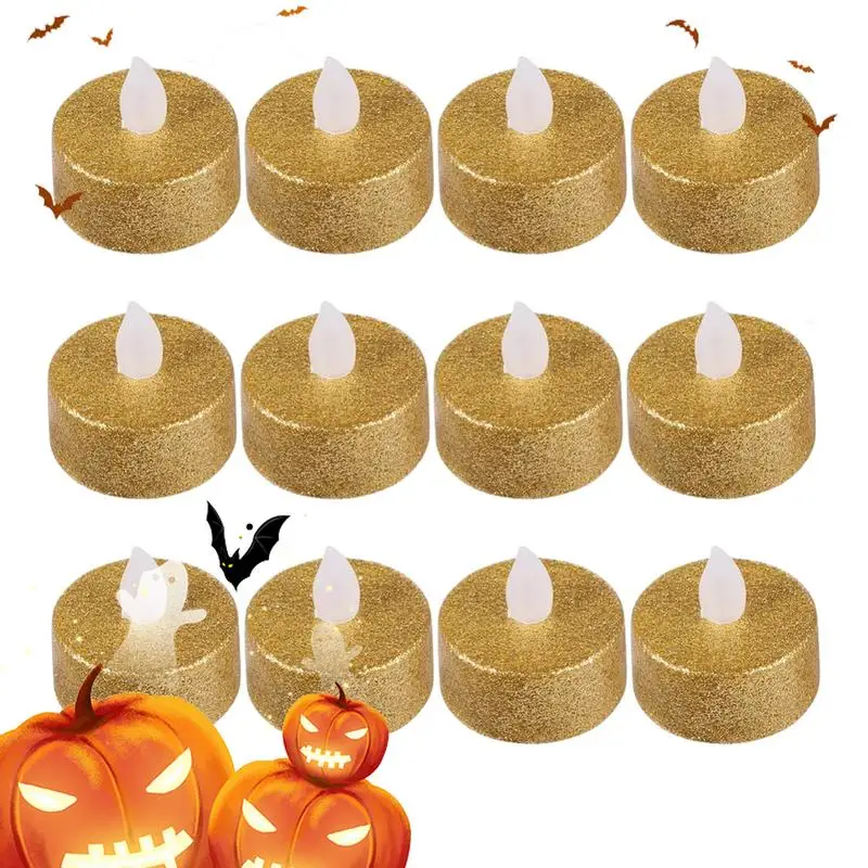 

12pcs LED Candles decorations Battery Operated Tea Lights Candles Flameless Long-Lasting Realistic Small LED Candle Sticks Decor