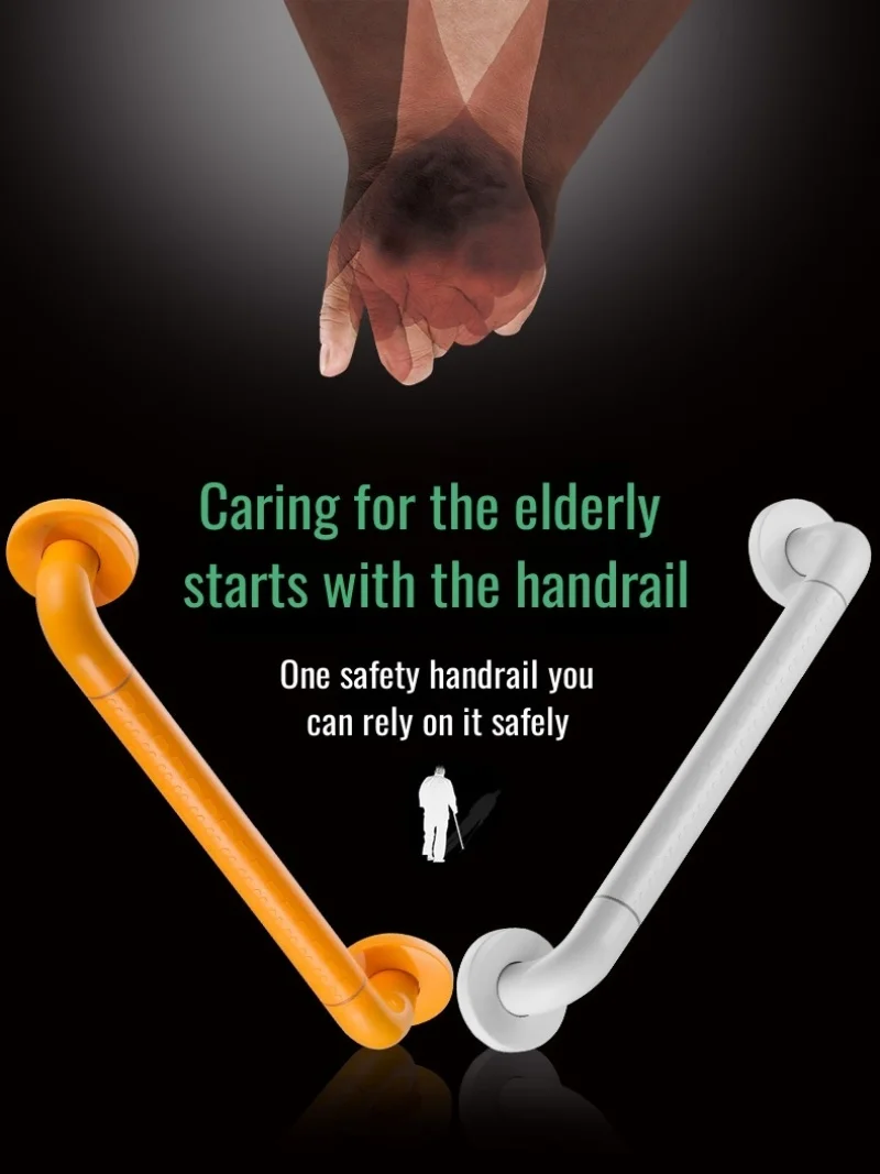Elderly anti-fall safety handrail bathroom handle Armrest disabled barrier-free toilet stainless steel handrail Accessories