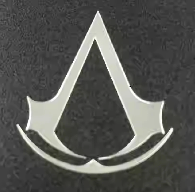 Assassin's skull Metal sticker Cell phone laptop car universal metal sticker