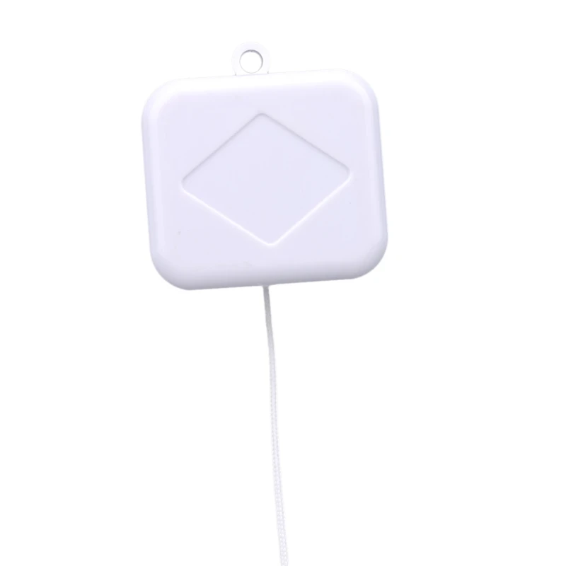 Pull String Cord Music Box White Baby Infant Kids Bed Bell Rattle Toy Gifts New Parts Accessories for Children Brahms Lullaby 2