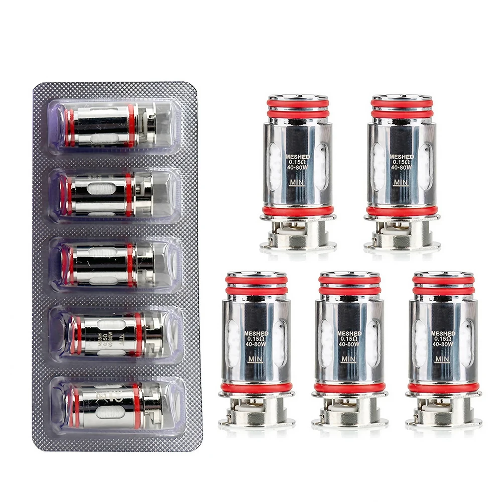 

RPM3 Mesh Coil 0.15ohm 0.23ohm DTL Meshed Coil for RPM3 RPM5 Pro RPM85 RPM100 Nord 5 Pod System Kit