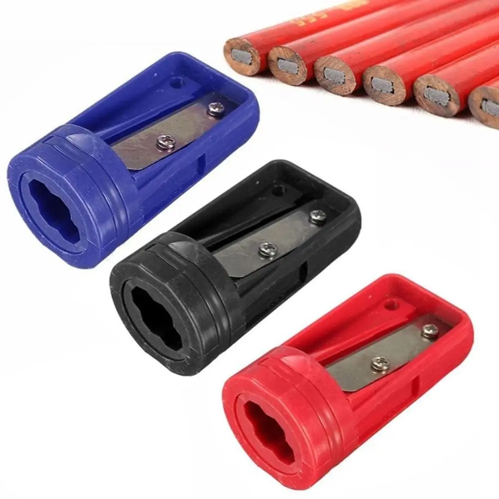 Utensili Manuali per Falegnameria, Tagliapenne per Lavorazione del Legno, Affilacarte Portatile Utile per Falegnami, Pratico Affilatore Blu Stretto - immagine 3