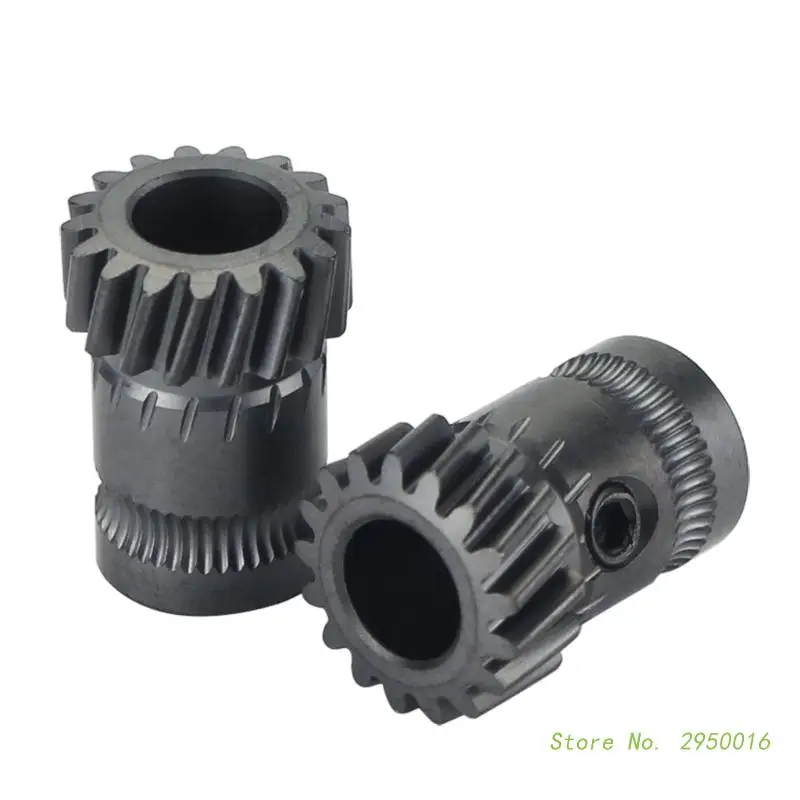 

Helical Gear High Strength Die Steel Material Gears Upgraded 3D Printer Parts for Mini V1 V2 Double Gear Sherpa Extruder
