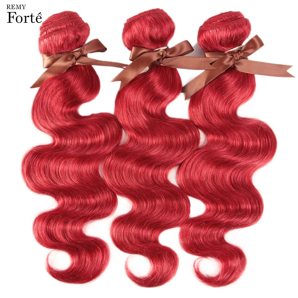 Blonde Orange Brazilian Body Wave Hair Weave Bundles Orange Body Wave Human Hair Extension 8-28Inch 100% Remy