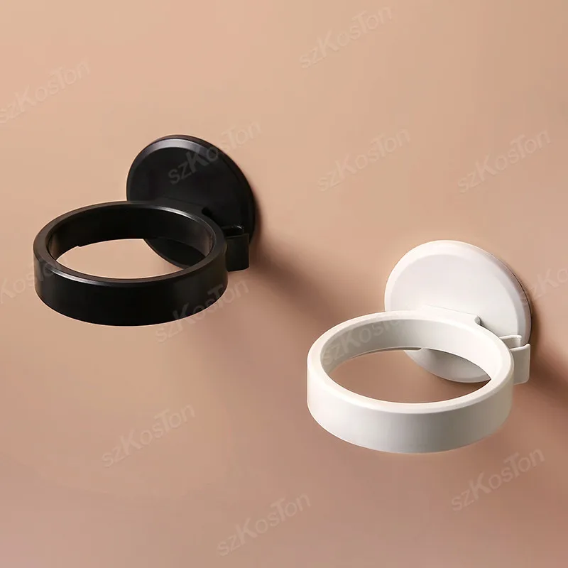Hair Dryer Straightener Holder Wall Mounted Shelf With Strong Back Glue For Bathroom No Drilling Wire Hanger Strong Adhesive 3