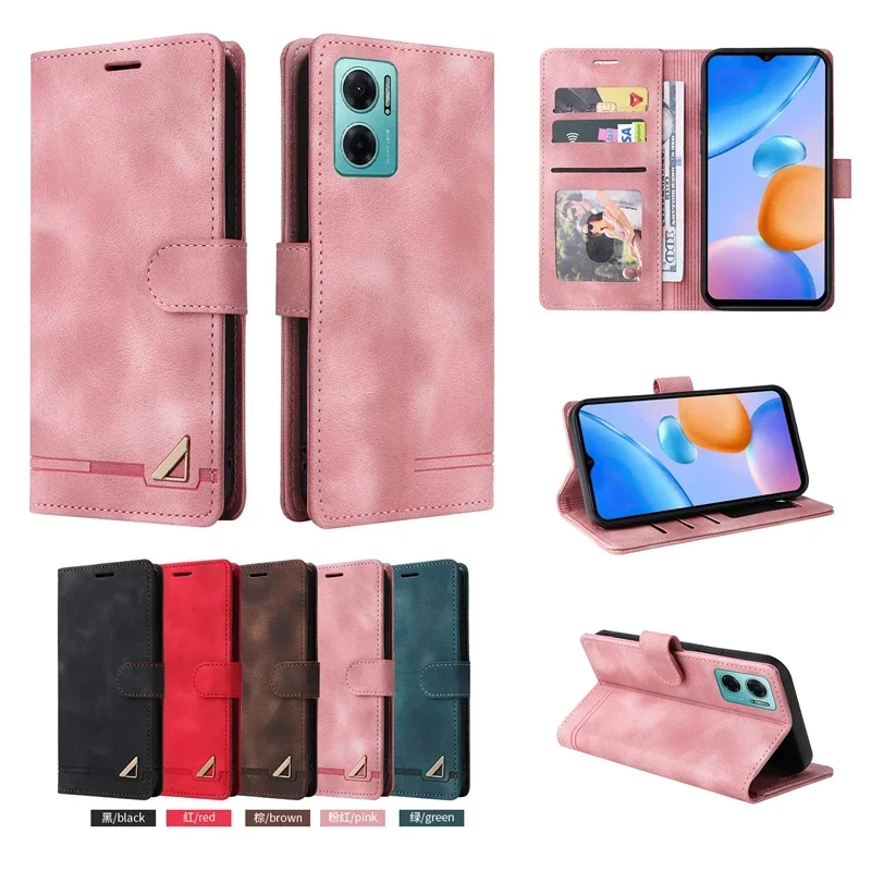 

Case For Xiaomi Redmi 10 5G Phone Case Wallet Flip Leather With Card Stand Cover For Redmi 10 Case
