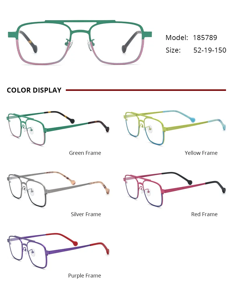 Nobler Eyeglasses - Block Color