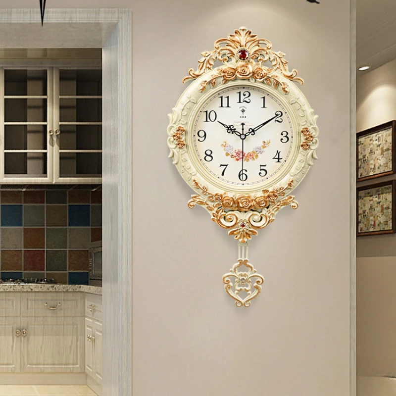 

Nature Unique Luxury Wall Clocks Digital Gold Office Round Wall Clocks Bedroom Nordic Modern Orologio Da Parete Home Decoration