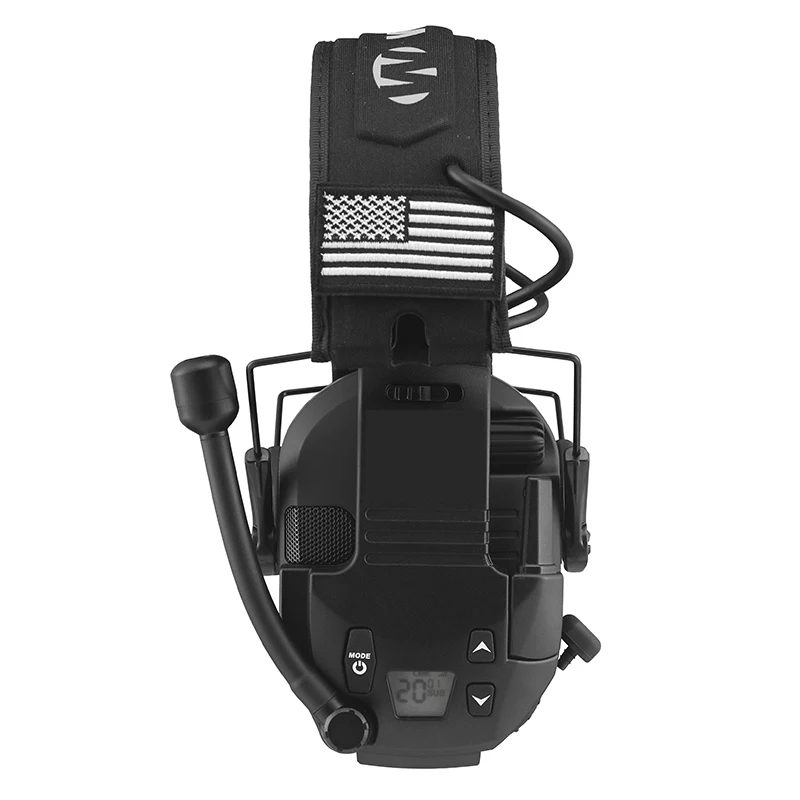 Walkie Talkie Attachment - 22 Channels 3 Miles Range Distance Voice-Activated Handsfree Communication for Shooting earmuffs 4