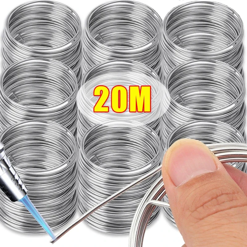 Filo Di Saldatura Per Rame E Alluminio 1m - Con Flux Integrato, Senza Necessità Di Polvere Addizionale - Foto 5