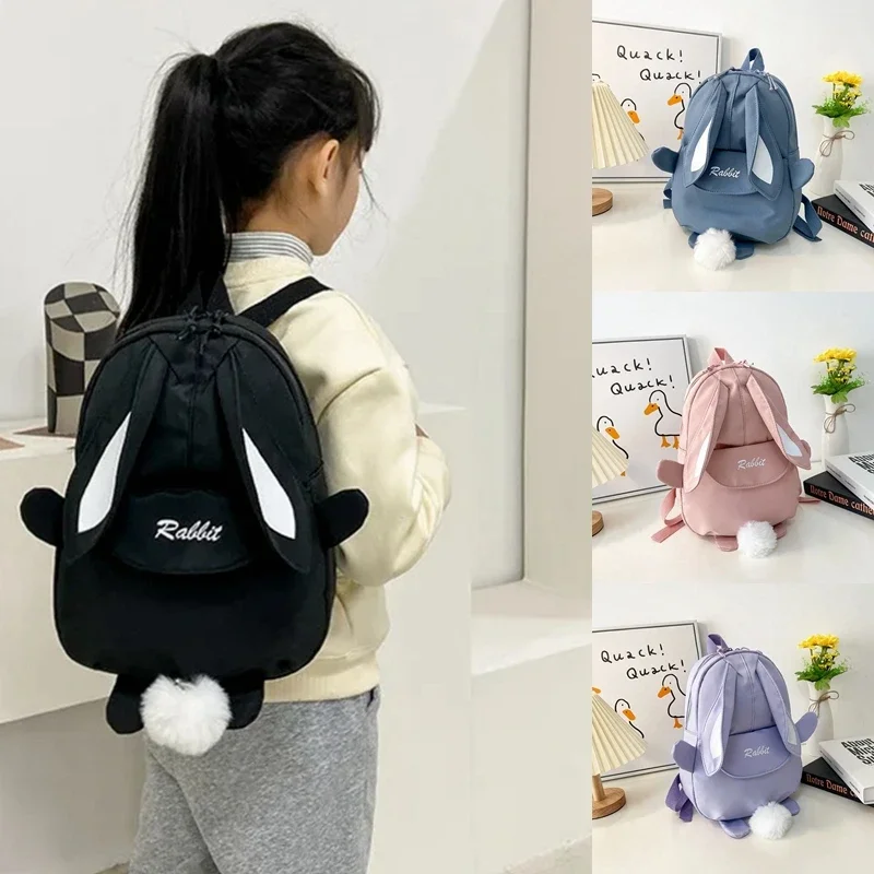 Gazigo Girls Bunny Backpack With Lunch Bag - Cute Elementary School Bookbag For Kindergarten & Preschool