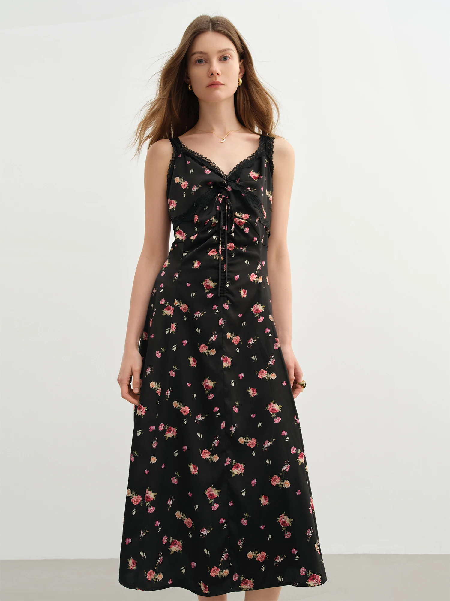 DUSHU Plus Size Women Sleeveless Vest Long Dress 2025 Summer New French Elegant Temperament High Waist Strappy Dress