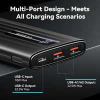 KUULAA Power Bank 10000mAh 22.5W PD Charge Rapide Chargeur Portable Batterie Externe pour iPhone 17 16 15 Samsung Huawei Powerbank 5