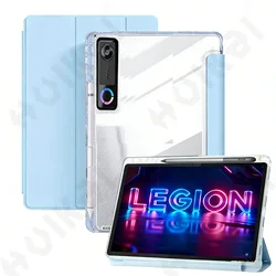 Slim Stand Hard Shell Trifold Cover for Legion Tab Gen 5 8.8 (Sky Blue)