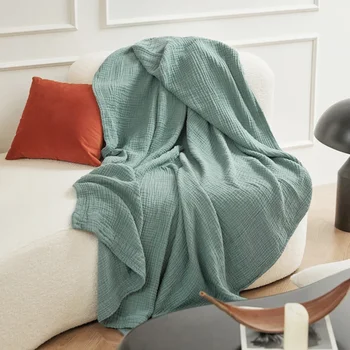 Cotton Muslin Throw Blanket 6