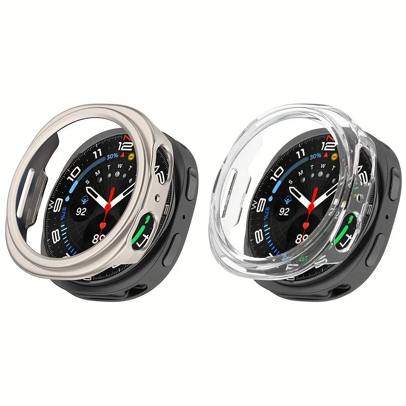 Set of 2 Matte Hard Protective Cases for Smartwatch - Hollow Out Design