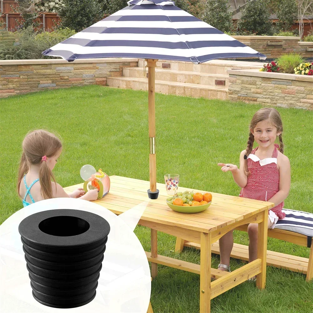 Hole Plug Silicone Umbrella Cone 50mm Courtyard Umbrella Hole Opening Parasol Parasol Stand Patio Table Rubber umbrella stand outdoor umbrella accessories