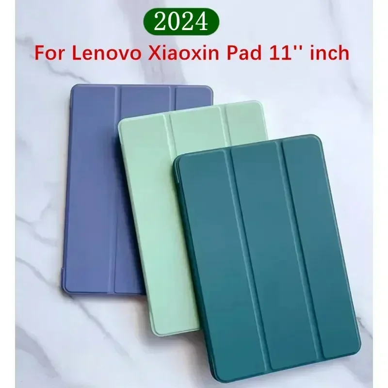Auto Wake Stand Tablet Cover Smart Case Magnético Funda para Lenovo Tab M11 Tb330fu Tb331fc Xiaoxin Pad 11 2024