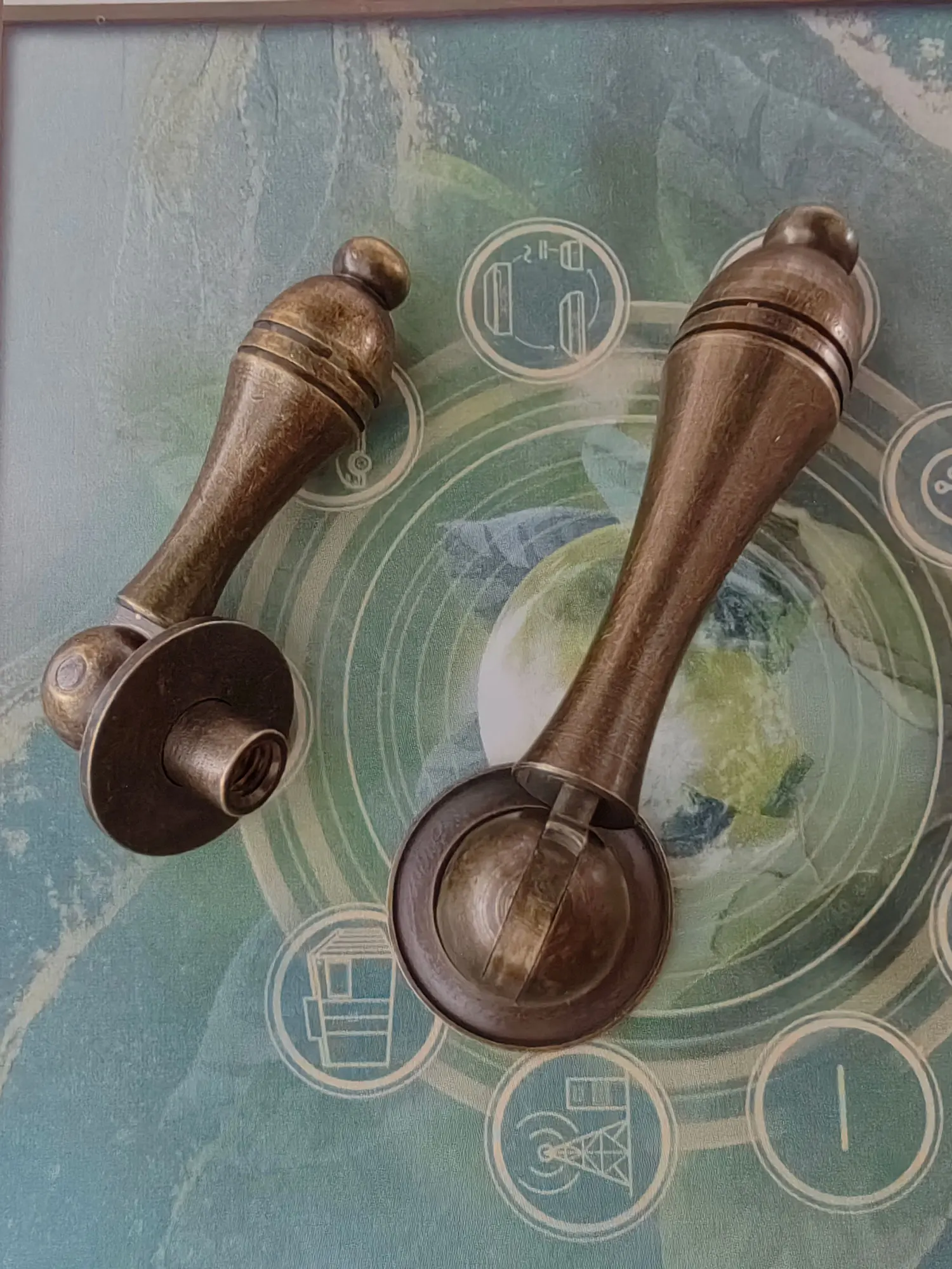 4 Maniglie Vintage Per Mobili 115mm - Stile Antico Per Cassetti E Armadi, Ottone O Nero - Foto 5