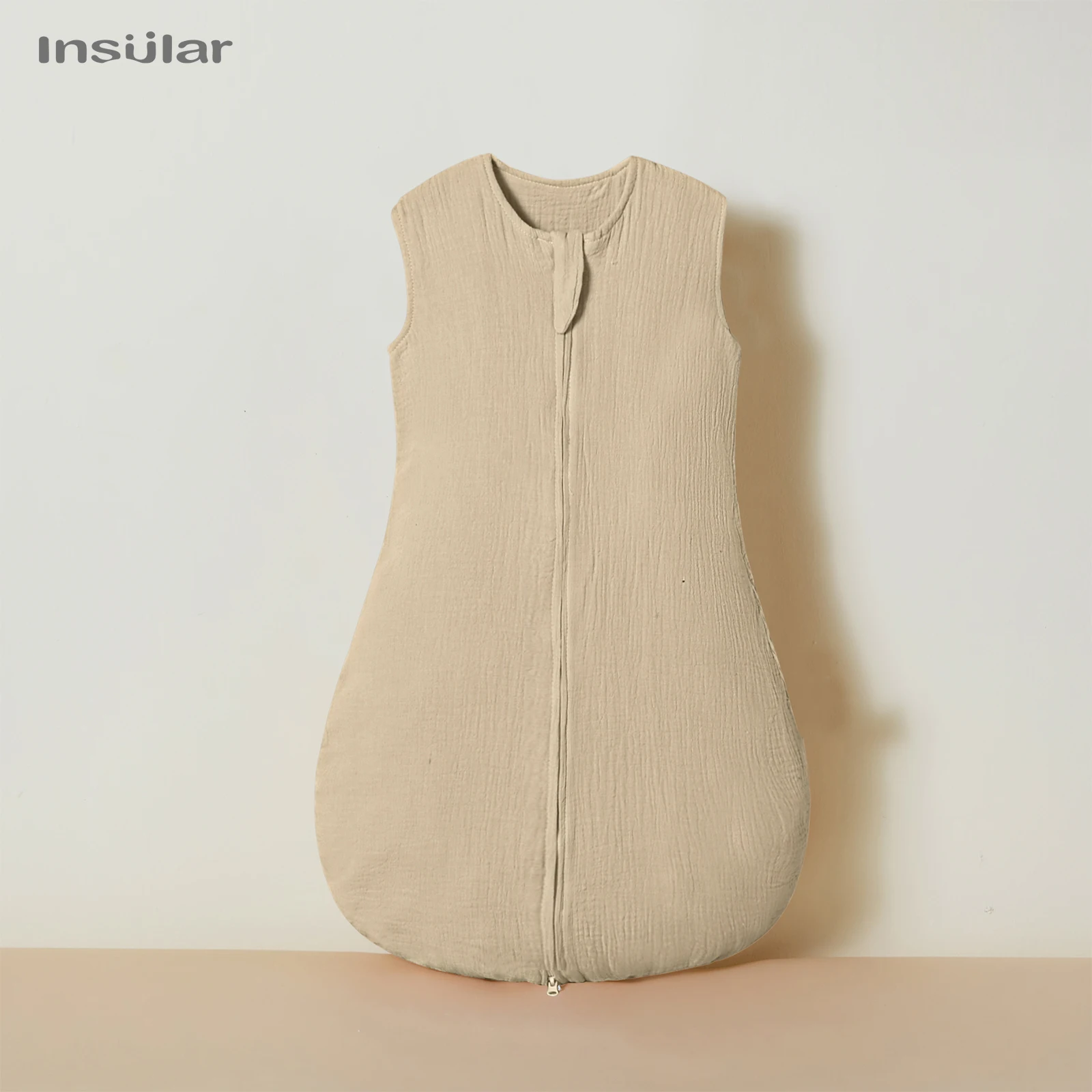 Baby Sleeping Blanket Newborn Swaddle Sleeveless Sleep Sack Summer Thin Premium Muslin Cotton Soft 2-Ways Zipper Easy Diaper Cha 6