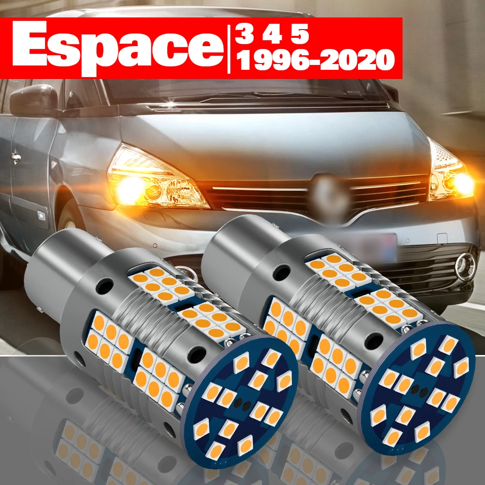 

For Renault Espace 3 4 5 1996-2020 2pcs LED Turn Signal Light Accessories 2008 2009 2010 2011 2012 2013 2014 2015 2016 2017 2018