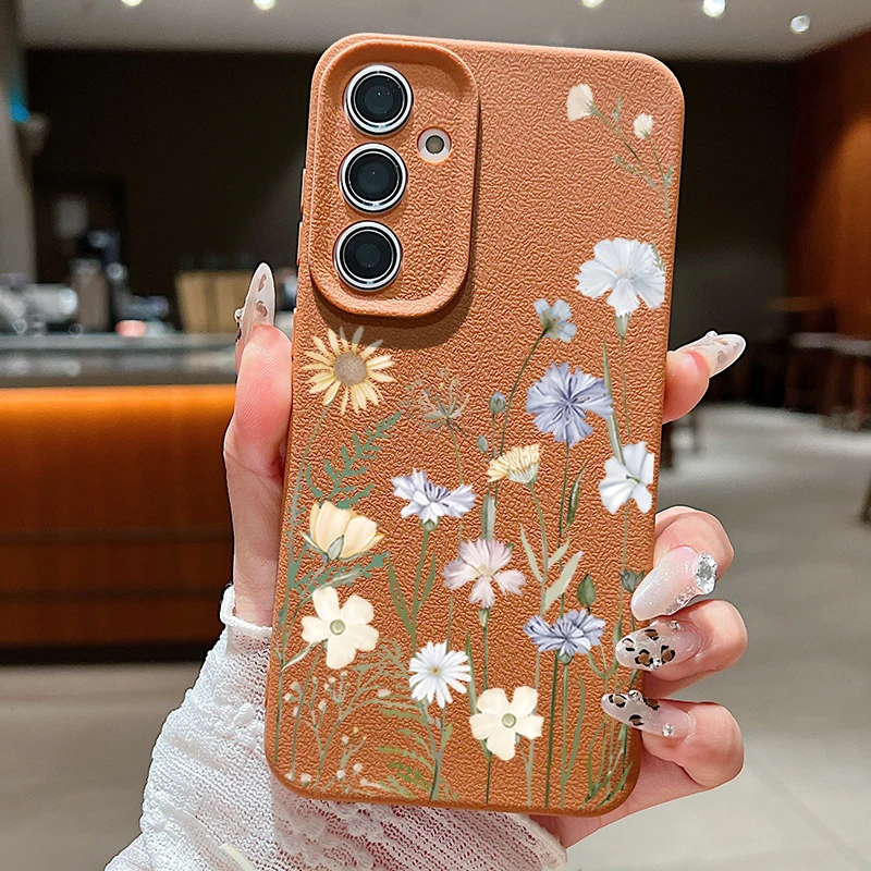 Soft Case with Little Flower Design - Protective Phone Cover
