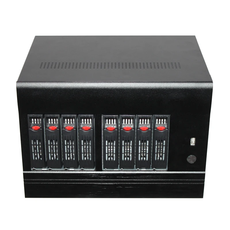 Hot selling OEM/ODM NAS in stock 8 bay nas data storage case