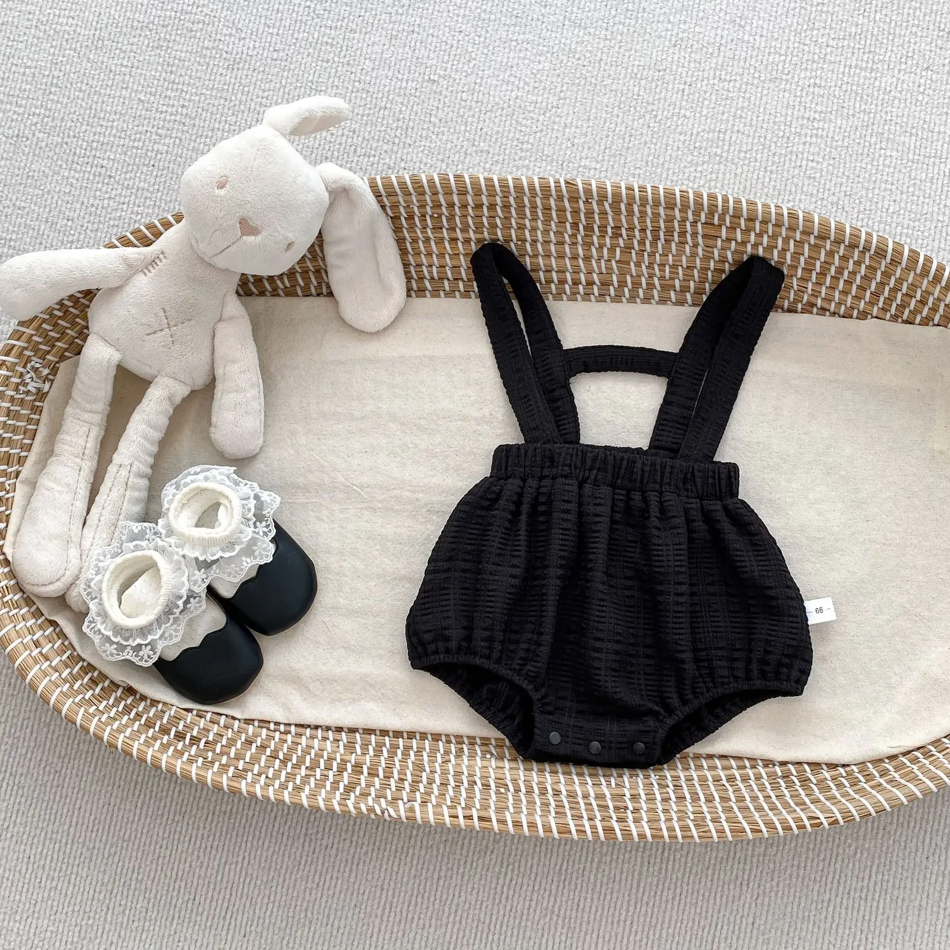 Baby Girls Spring Bodysuit and Shorts Set