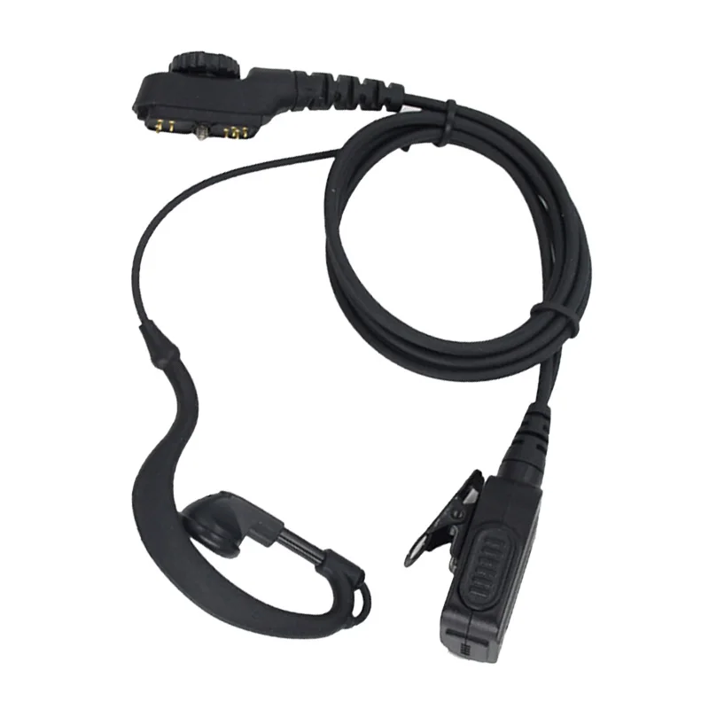Microfono Auricolare A Forma Di G Per Auricolare Hytera Walkie Talkie Pd780 Pd700 Pd705G Pt580H Pd780G Pd782 Pd782G Pd785 Pd785G