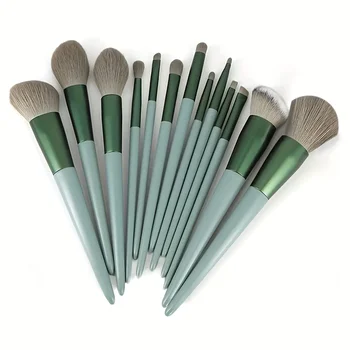 13 set di pennelli per trucco morbidi e soffici, perfetti per il trucco di fondotinta, fard in polvere, polvere e ombretto