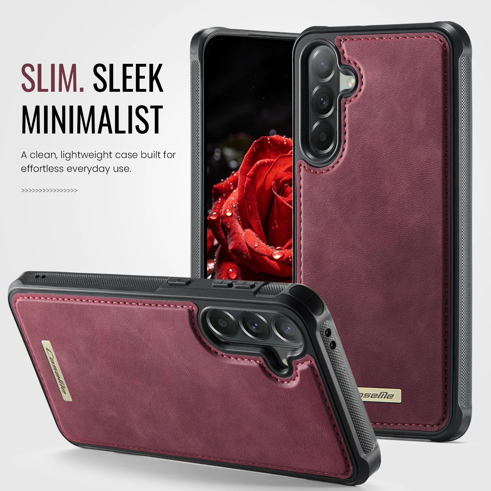 Luxury Magnetic PU Leather Shockproof Phone Case Cover