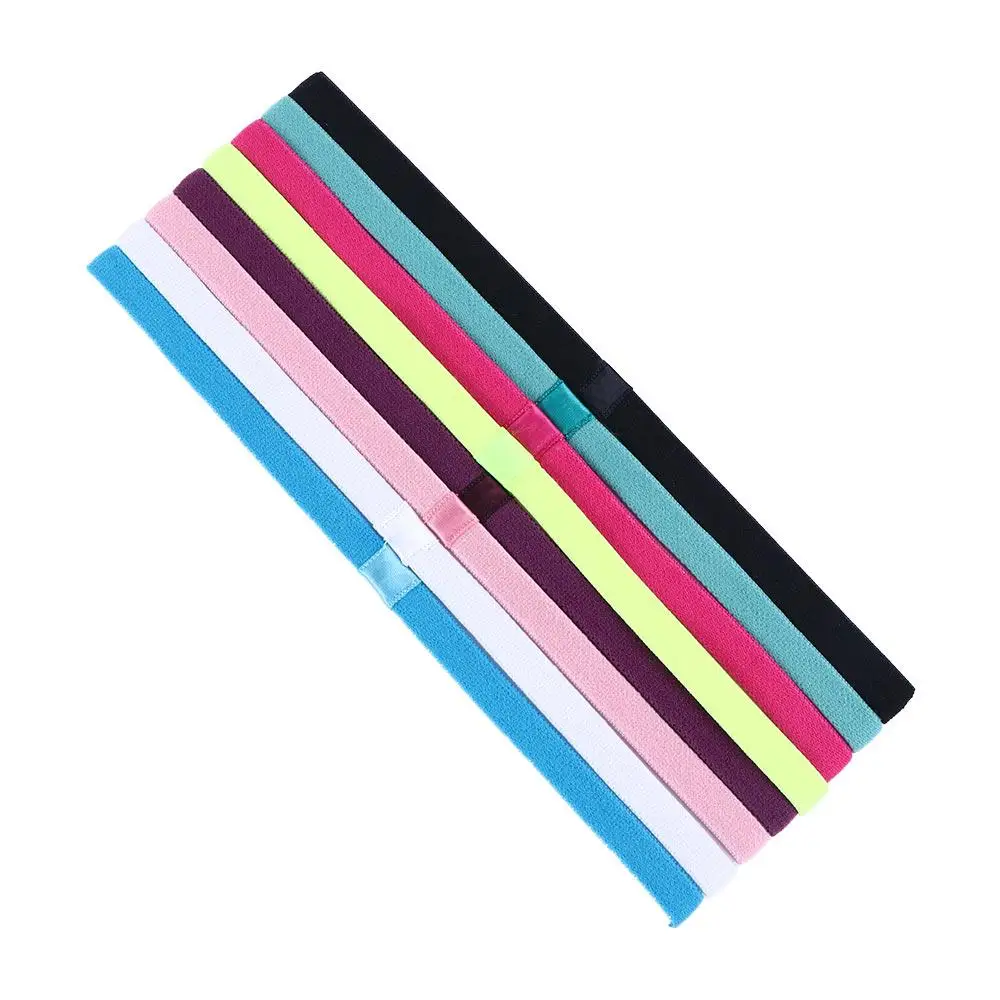 Description Picture 5 of itemWomen Men Elastic Headbands Sports Head Band Hair Band Running Sport Hairband Anti-slip Elastic Bands Sweatband Yoga Hairband